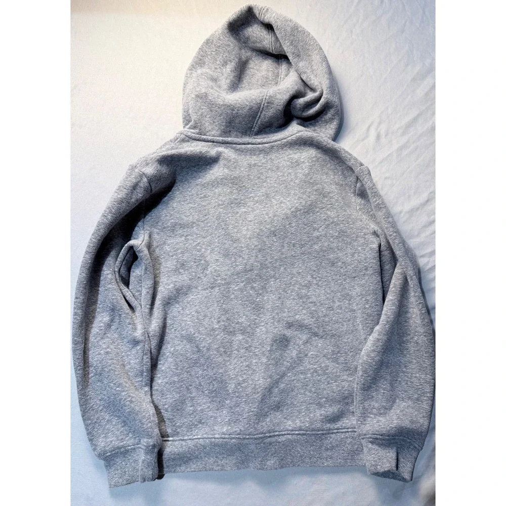 Cat & Jack Kids Gray‎ Zip Up Hoodie Sweatshirt Fleece Size S 6/7 Heather Gray